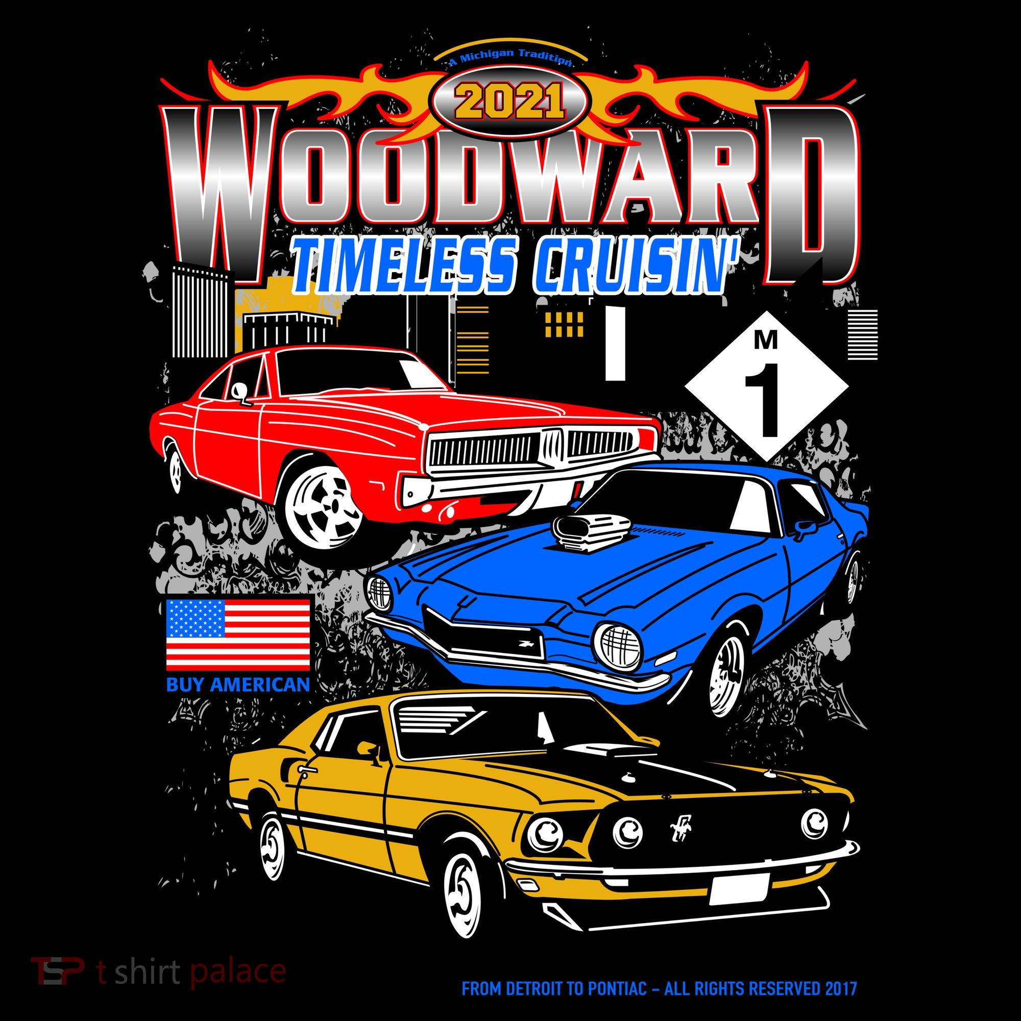 2021 Woodward Timeless Muscle Button