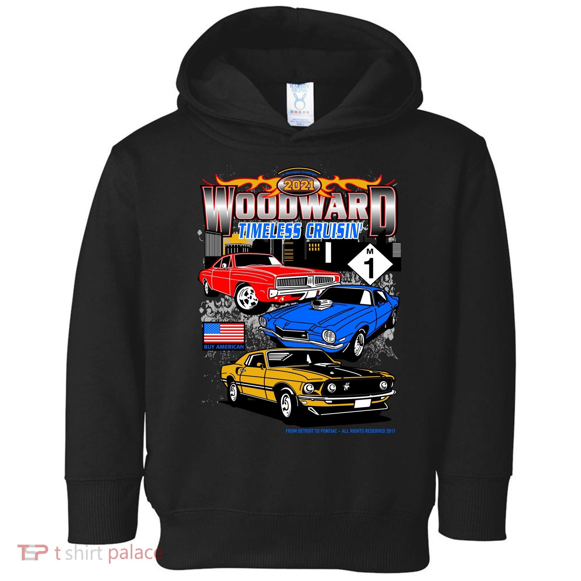 2021 Woodward Timeless Muscle Toddler Hoodie