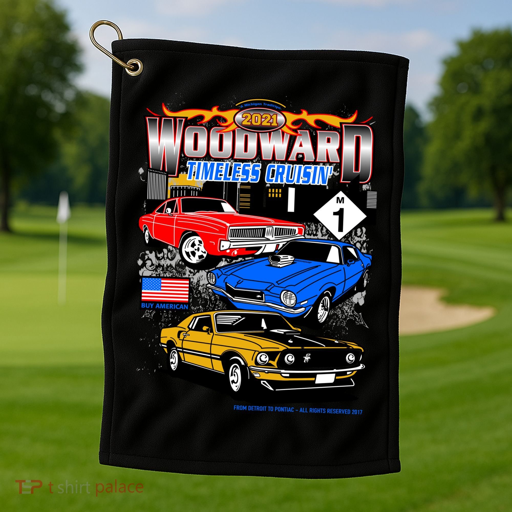 2021 Woodward Timeless Muscle Golf Towel