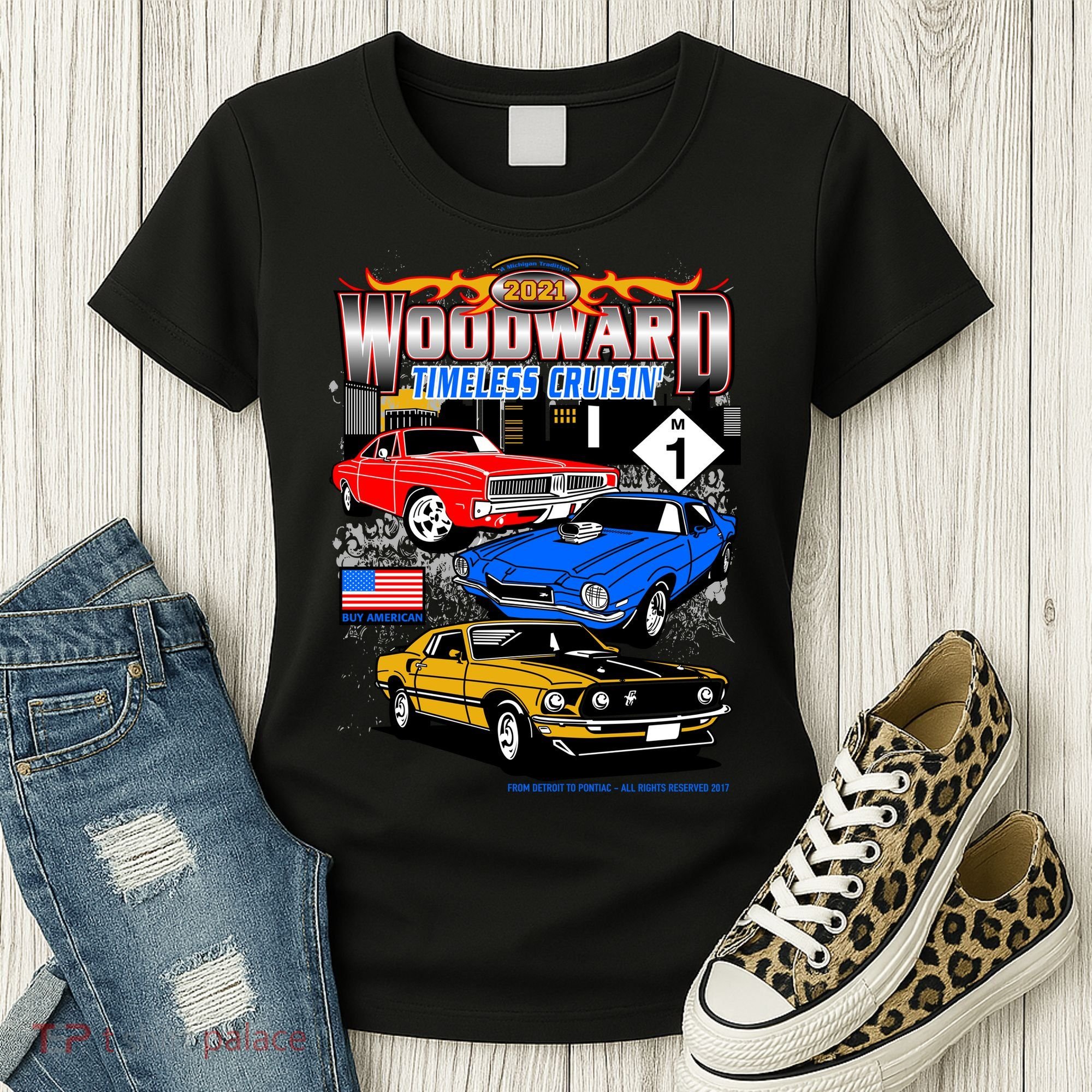 2021 Woodward Timeless Muscle Women's T-Shirt