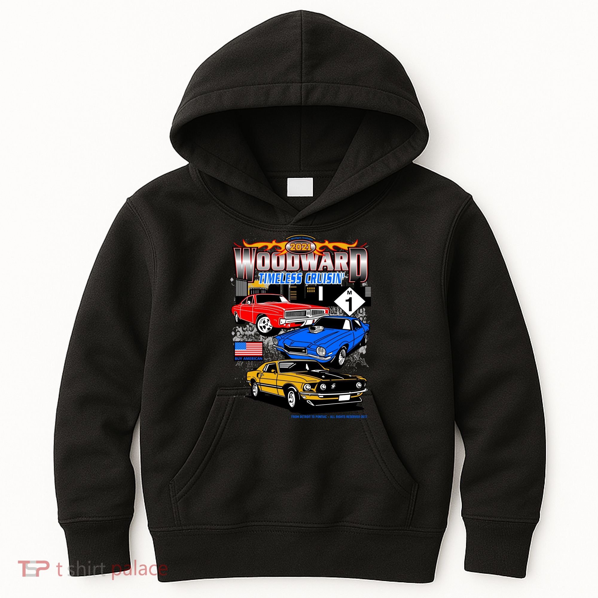 2021 Woodward Timeless Muscle Kids Hoodie
