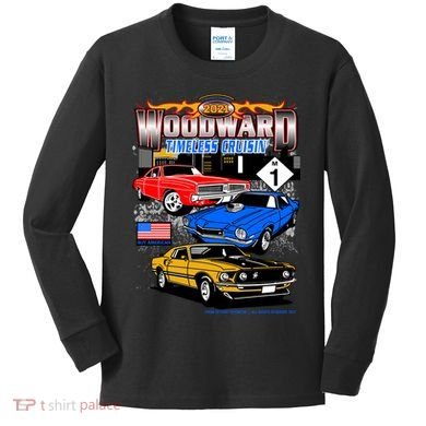2021 Woodward Timeless Muscle Kids Long Sleeve Shirt