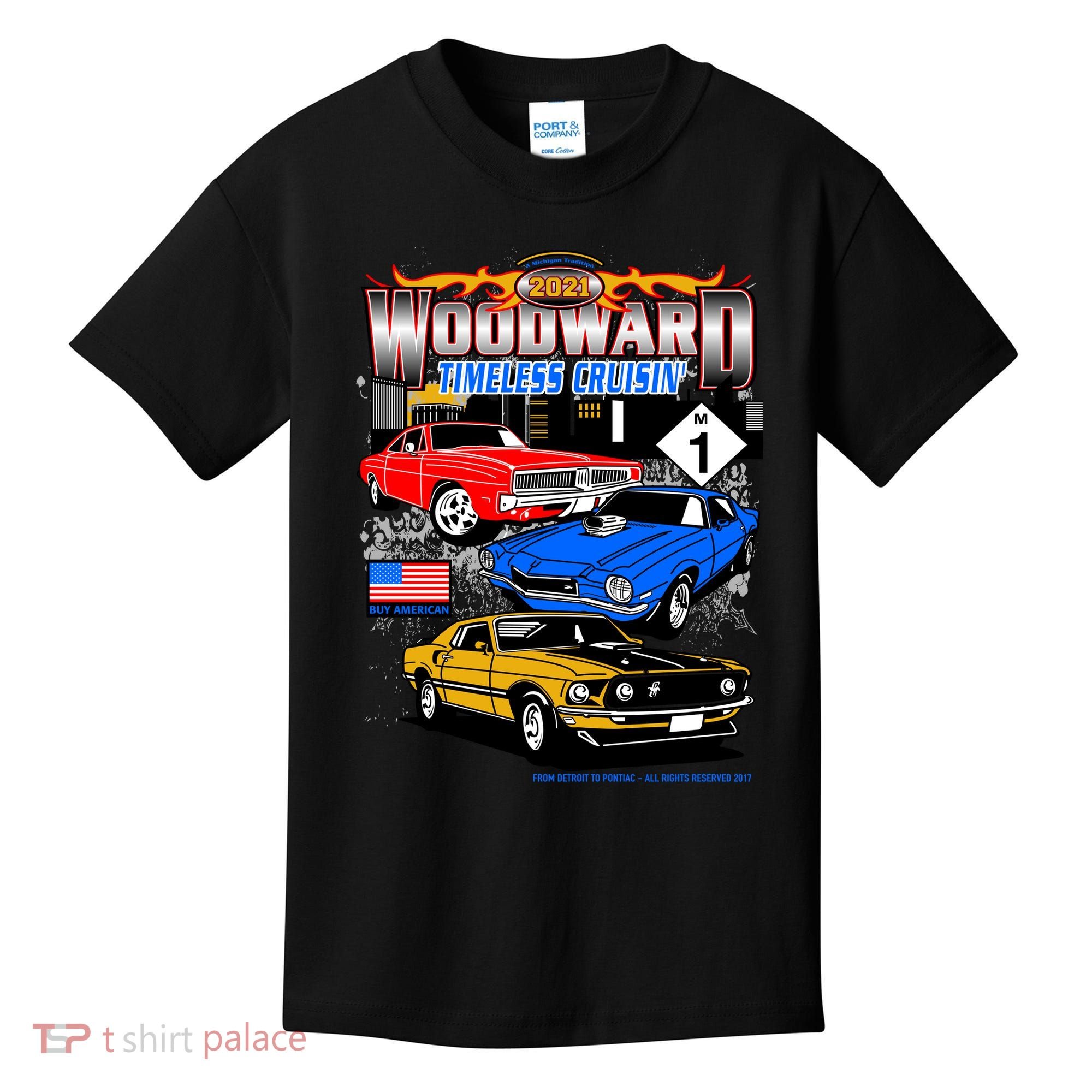 2021 Woodward Timeless Muscle Kids T-Shirt