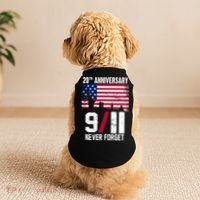20th Anniversary Never Forget 9/11 September 11th Doggie Tank thumb 2