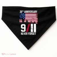 20th Anniversary Never Forget 9/11 September 11th USA-Made Doggie Bandana thumb 0