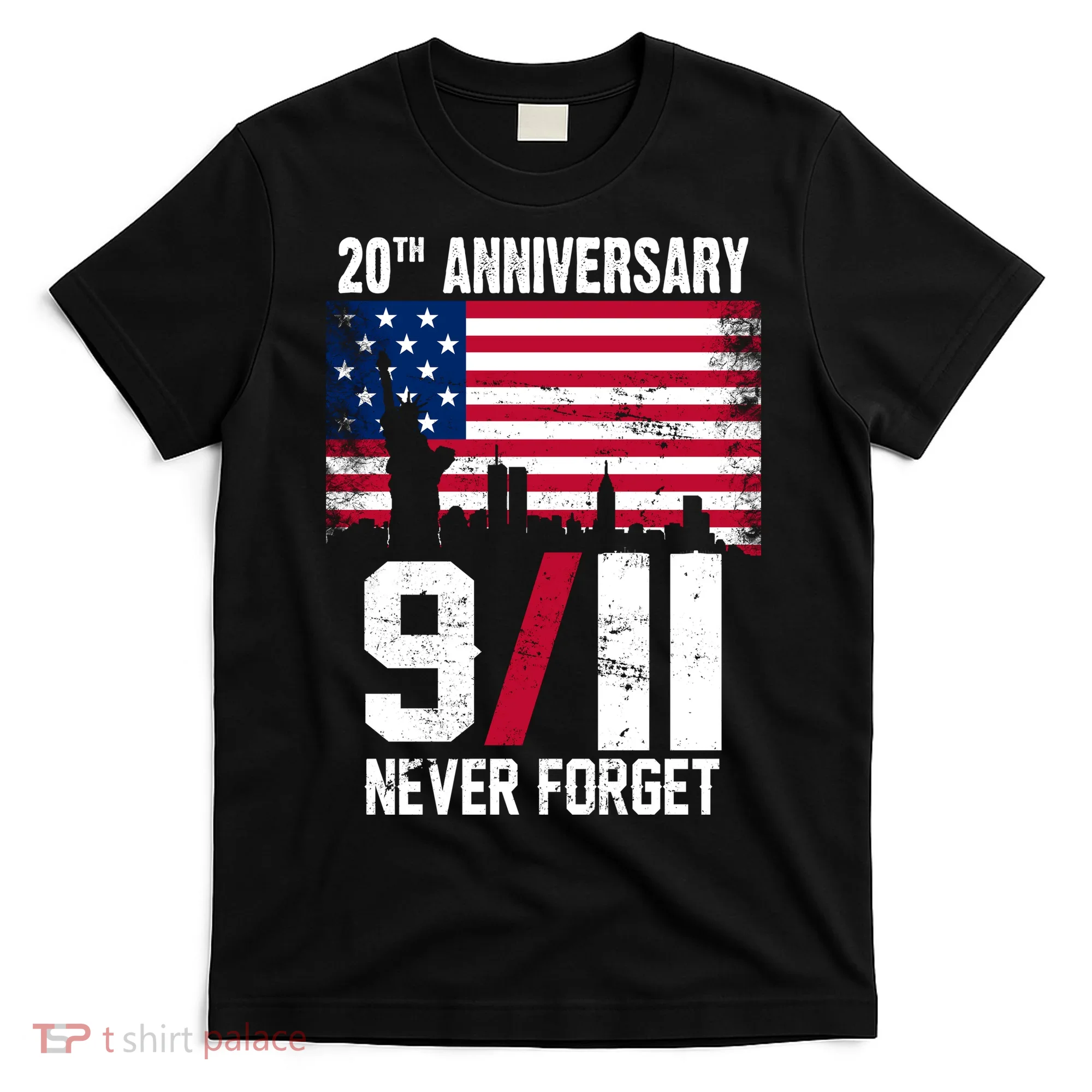 20th Anniversary Never Forget 9/11 September 11th T-Shirt