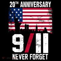 20th Anniversary Never Forget 9/11 September 11th Bucket Hat thumb 4
