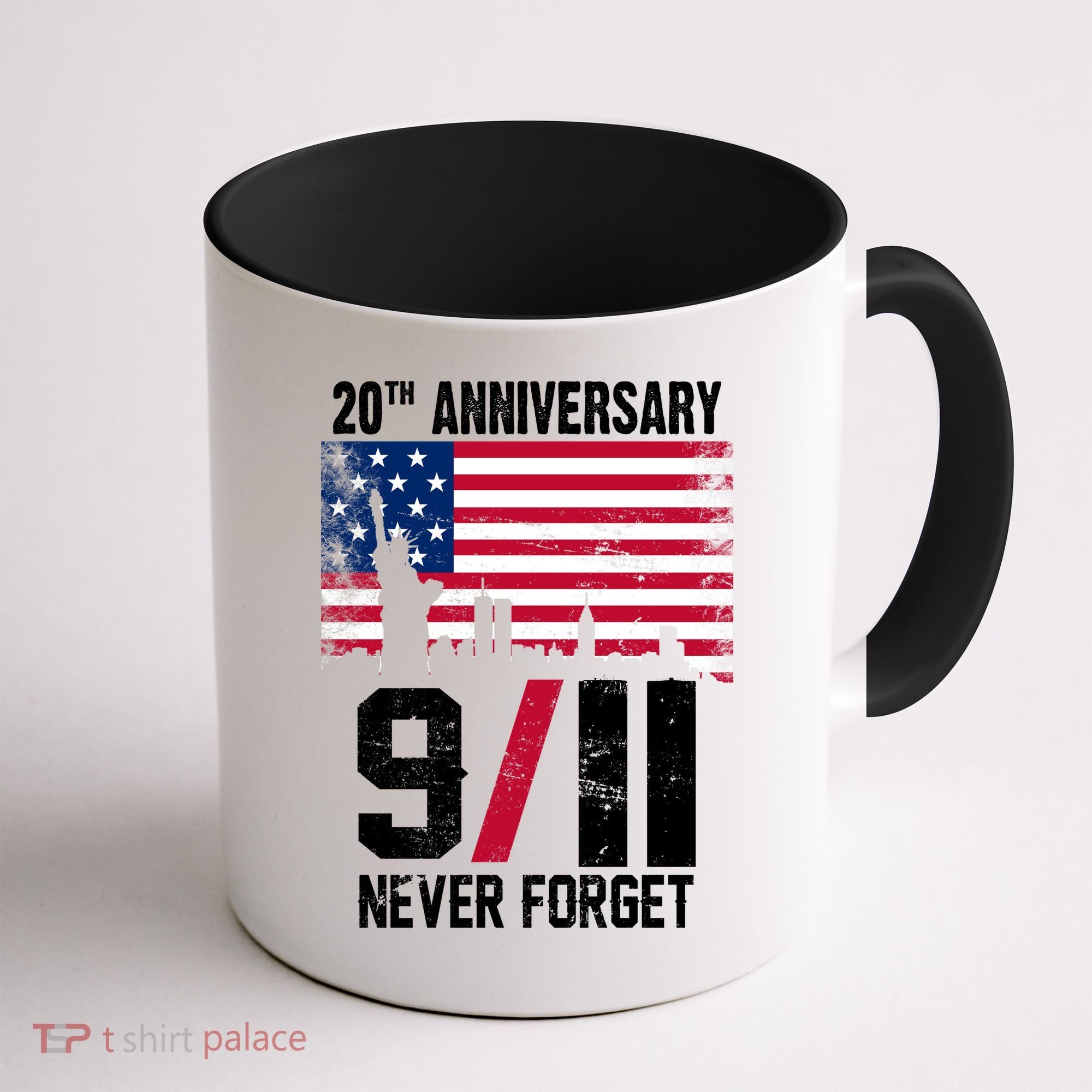 20th Anniversary Never Forget 9/11 September 11th Coffee Mug