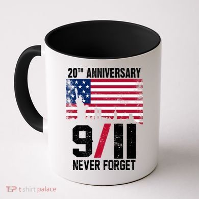 20th Anniversary Never Forget 9/11 September 11th Coffee Mug