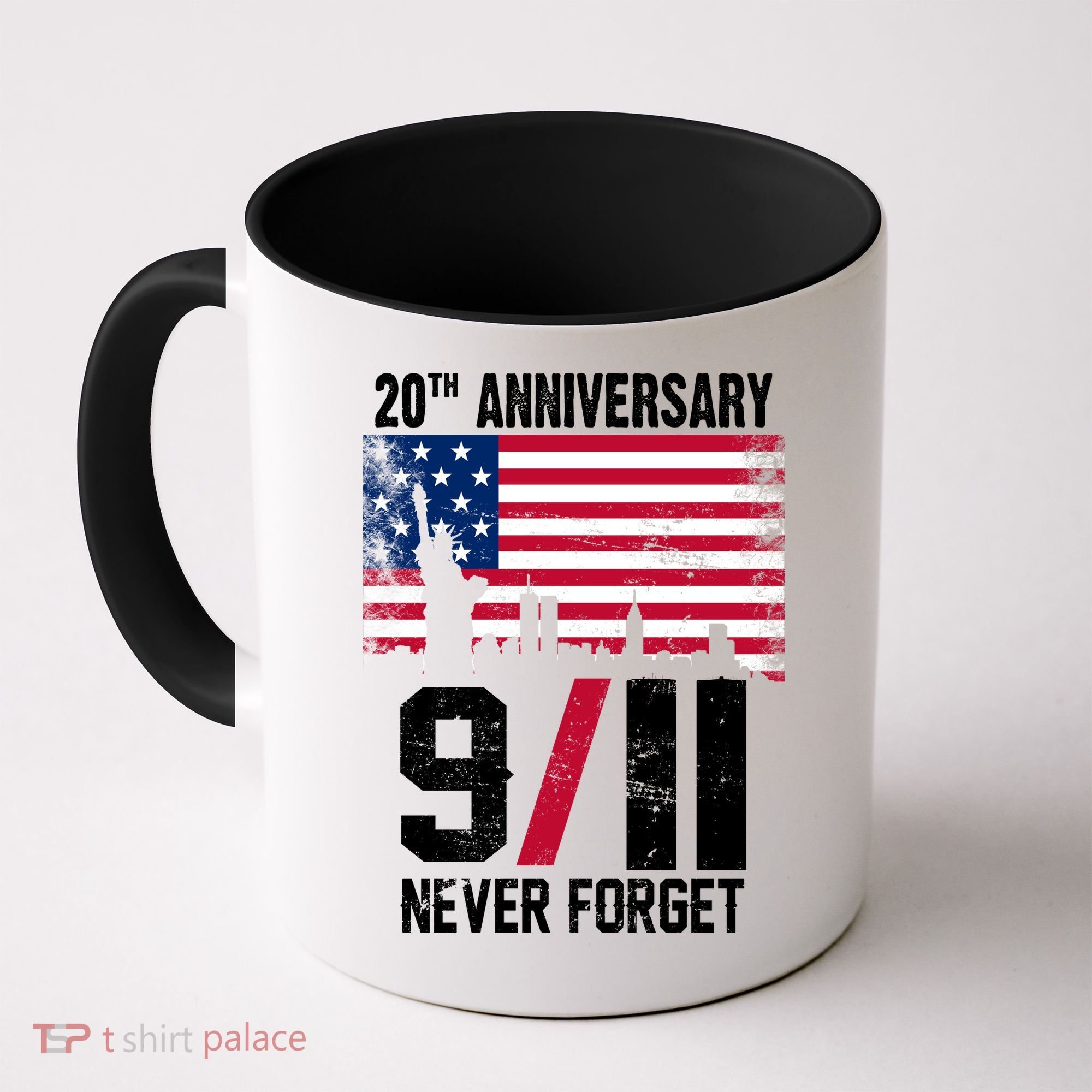 20th Anniversary Never Forget 9/11 September 11th Coffee Mug