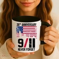 20th Anniversary Never Forget 9/11 September 11th Coffee Mug thumb 3