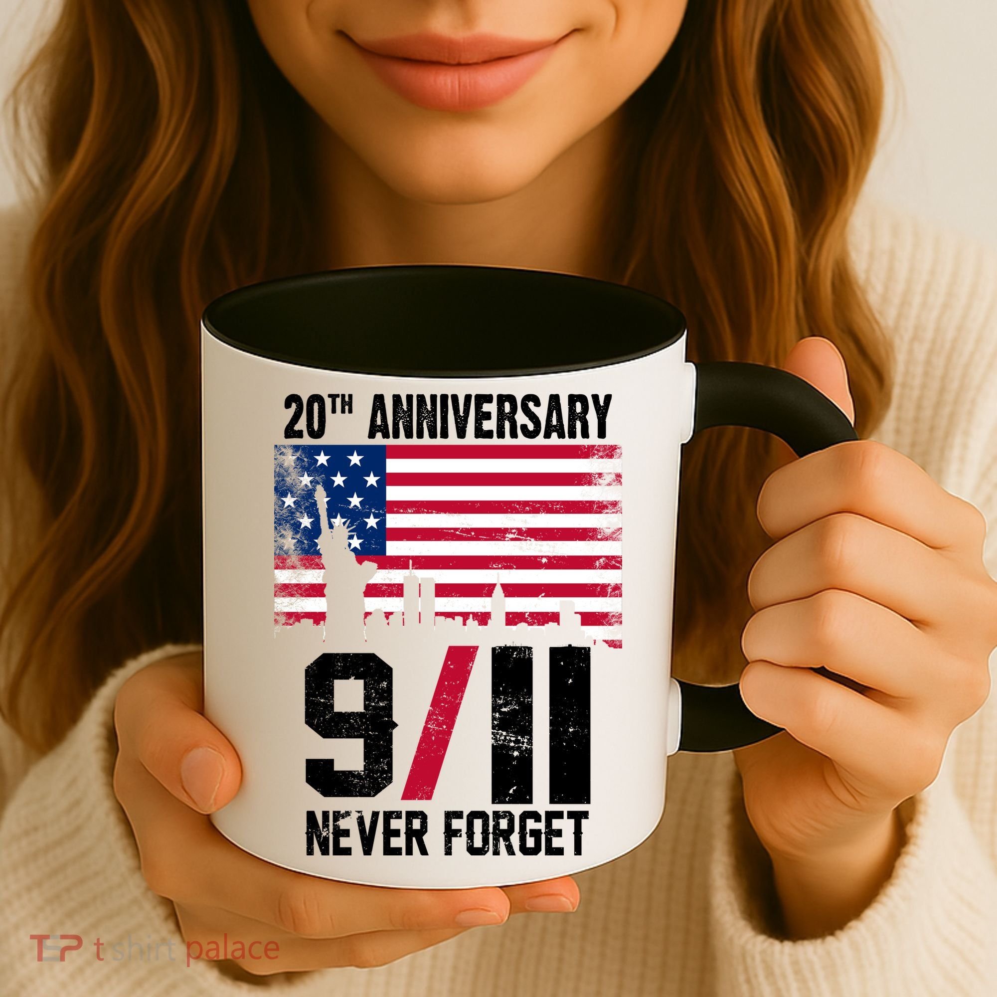 20th Anniversary Never Forget 9/11 September 11th Coffee Mug