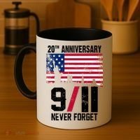 20th Anniversary Never Forget 9/11 September 11th Coffee Mug thumb 4