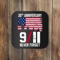 20th Anniversary Never Forget 9/11 September 11th Coaster thumb 0