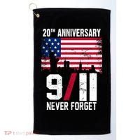 20th Anniversary Never Forget 9/11 September 11th Golf Towel thumb 0