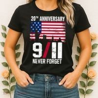 20th Anniversary Never Forget 9/11 September 11th Women's T-Shirt thumb 2
