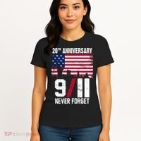 20th Anniversary Never Forget 9/11 September 11th Women's T-Shirt thumb 4