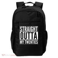 20th Birthday - Straight Outta My Twenties Backpack thumb 0