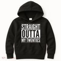 20th Birthday - Straight Outta My Twenties Kids Hoodie thumb 0