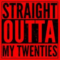 20th Birthday - Straight Outta My Twenties Santa Hat thumb 1