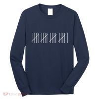 21 Twenty-One Years Old 21st Birthday Lines Long Sleeve Shirt thumb 0