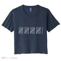 21 Twenty-One Years Old 21st Birthday Lines Women's Crop Top Tee thumb 0