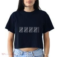 21 Twenty-One Years Old 21st Birthday Lines Women's Crop Top Tee thumb 2