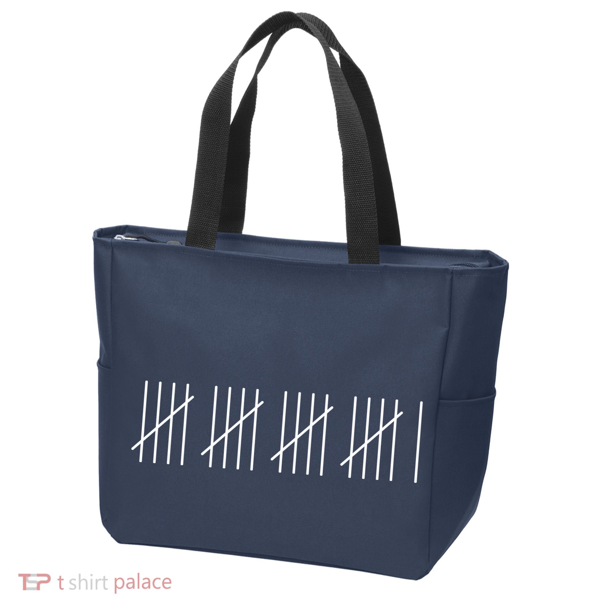 21 Twenty-One Years Old 21st Birthday Lines Tote Bag