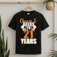 21st Birthday Cheers & Beers To 21 Years T-Shirt thumb 2