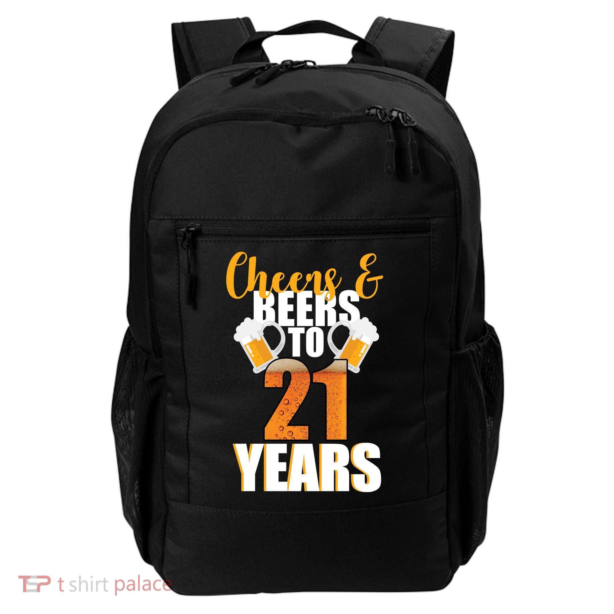 21st Birthday Cheers & Beers To 21 Years Backpack