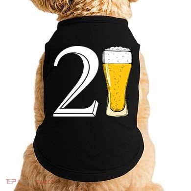 21st Birthday Funny Beer Doggie Tank