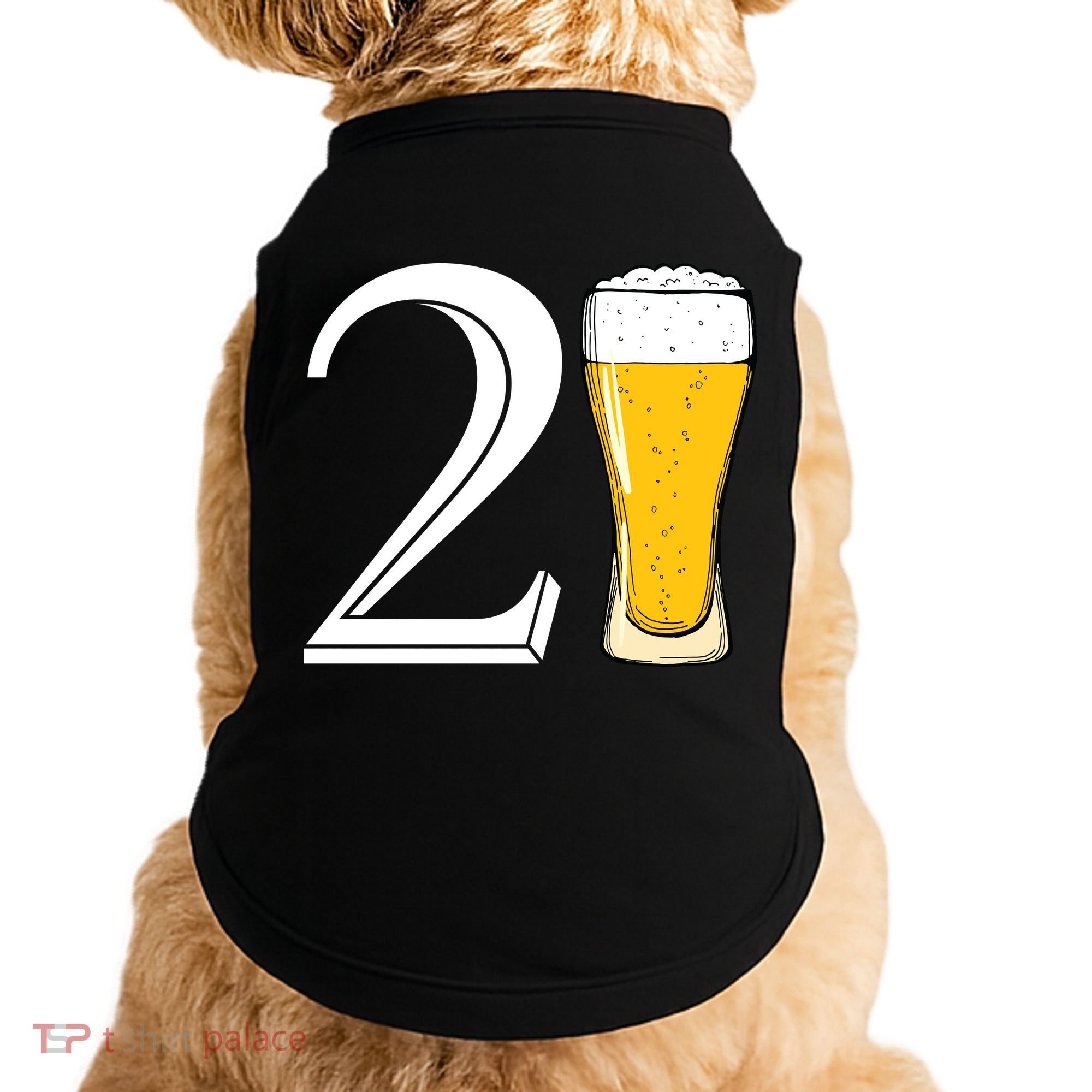21st Birthday Funny Beer Doggie Tank