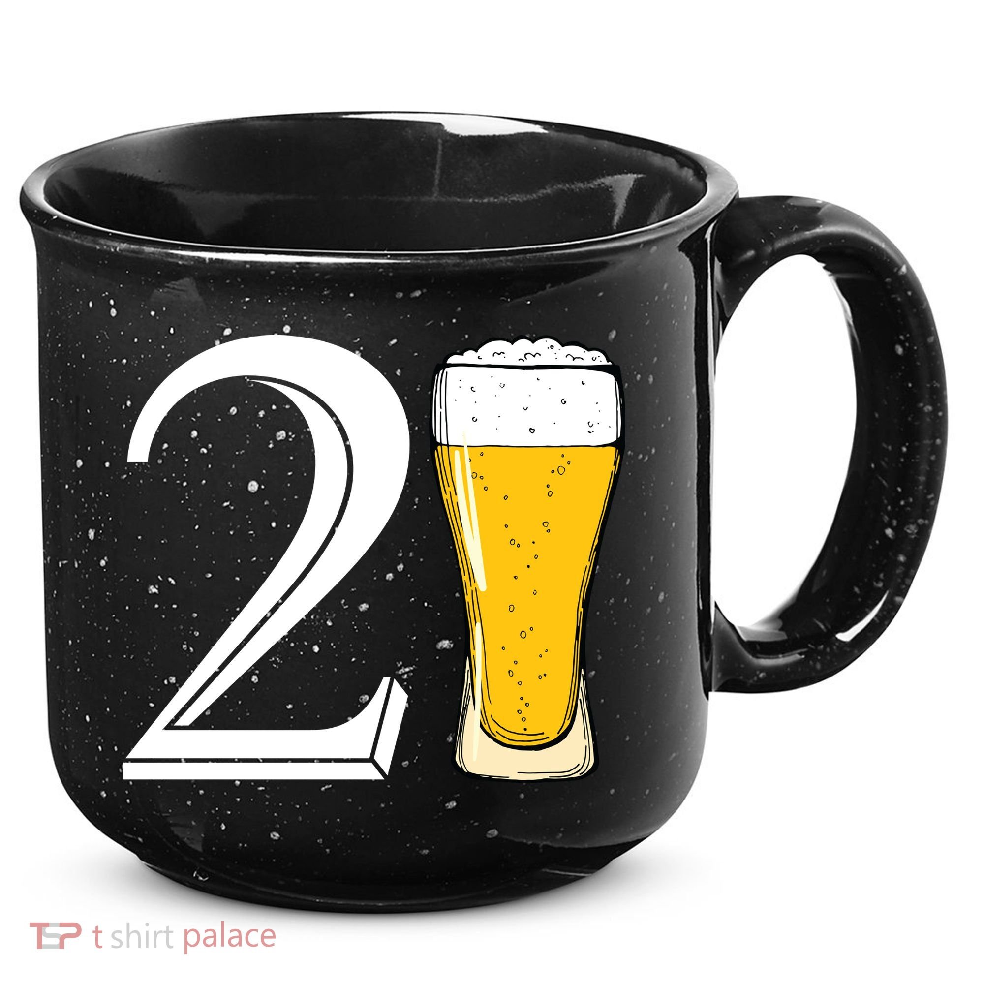 21st Birthday Funny Beer 15oz Campfire Ceramic Mug