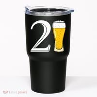 21st Birthday Funny Beer Tumbler thumb 0
