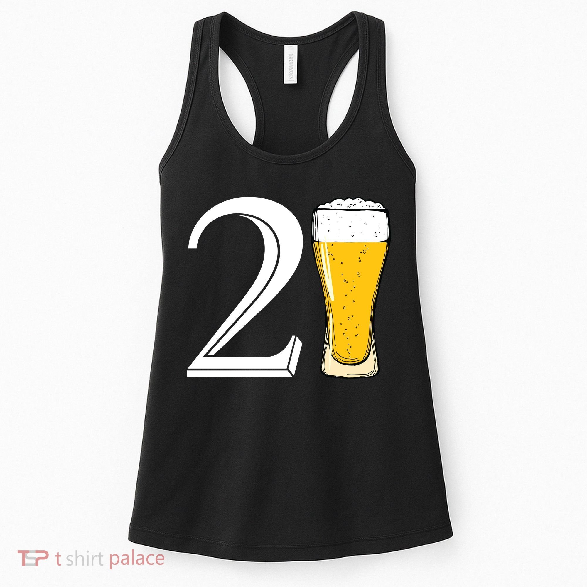21st Birthday Funny Beer Women's Tank Top