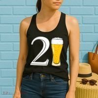21st Birthday Funny Beer Women's Tank Top thumb 2