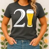 21st Birthday Funny Beer Women's T-Shirt thumb 2
