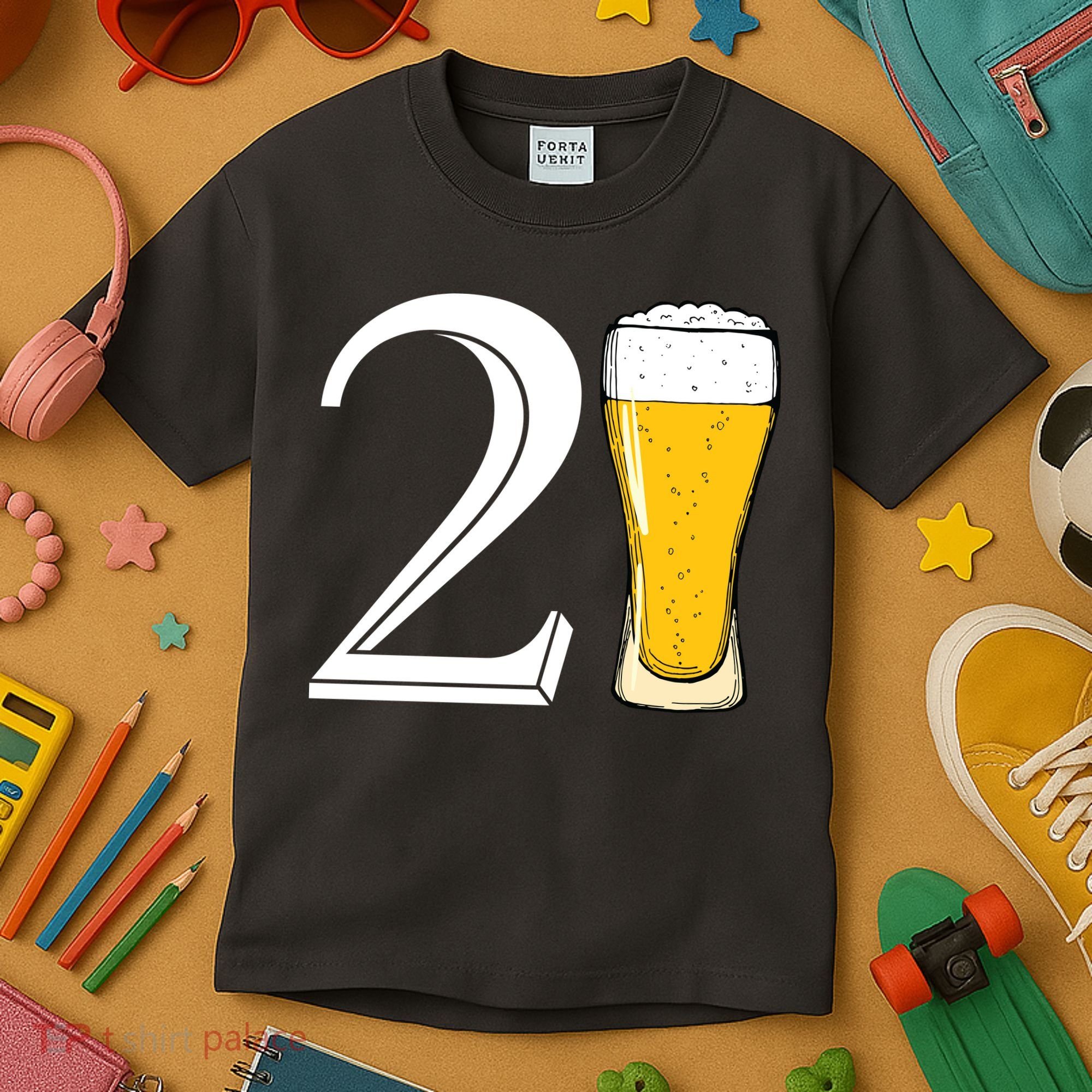 21st Birthday Funny Beer Kids T-Shirt