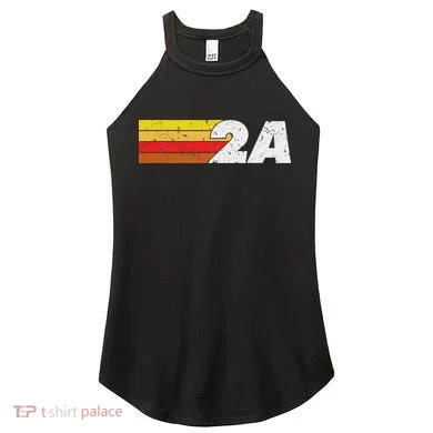 2a 2nd Amendment Pro Gun Second Amendment Women's Perfect Tri Rocker Tank