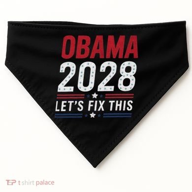 2028 3rd Term Lets Fix This USA-Made Doggie Bandana