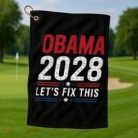 2028 3rd Term Lets Fix This Golf Towel thumb 1