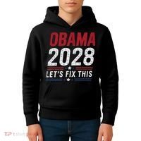 2028 3rd Term Lets Fix This Kids Hoodie thumb 4