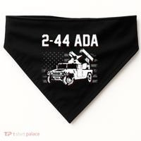 2 44 Ada 108th Adab Air Defense Artillery Brigade USA-Made Doggie Bandana thumb 0