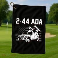 2 44 Ada 108th Adab Air Defense Artillery Brigade Golf Towel thumb 1