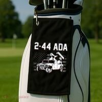2 44 Ada 108th Adab Air Defense Artillery Brigade Golf Towel thumb 2