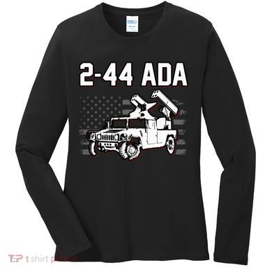2 44 Ada 108th Adab Air Defense Artillery Brigade Women's Long Sleeve Shirt