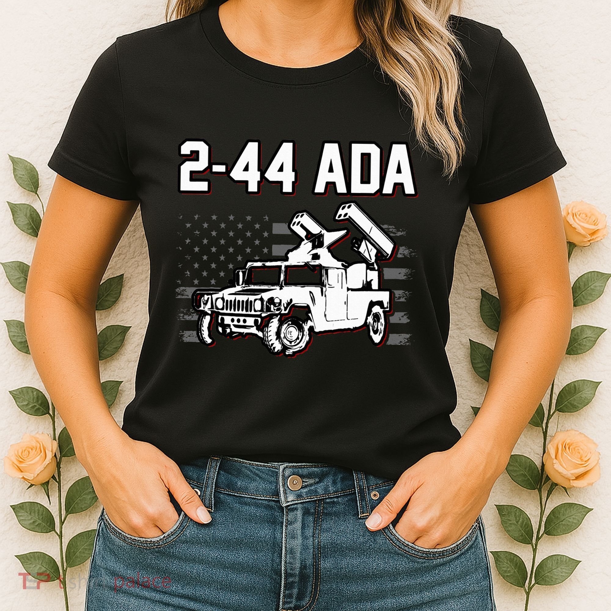 2 44 Ada 108th Adab Air Defense Artillery Brigade Women's T-Shirt