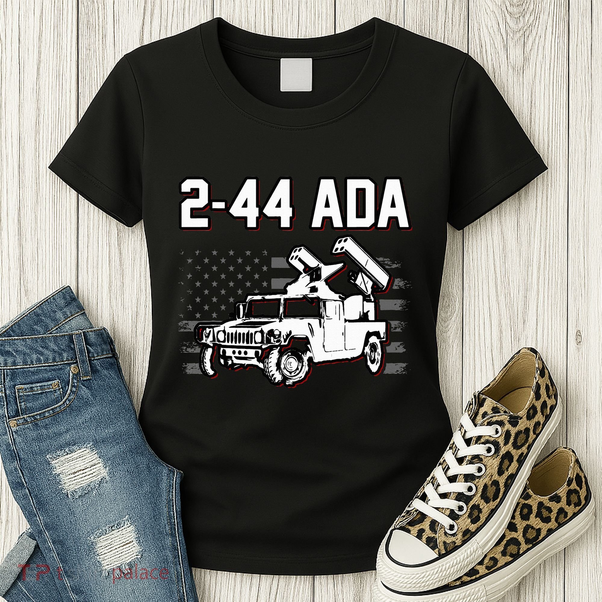2 44 Ada 108th Adab Air Defense Artillery Brigade Women's T-Shirt