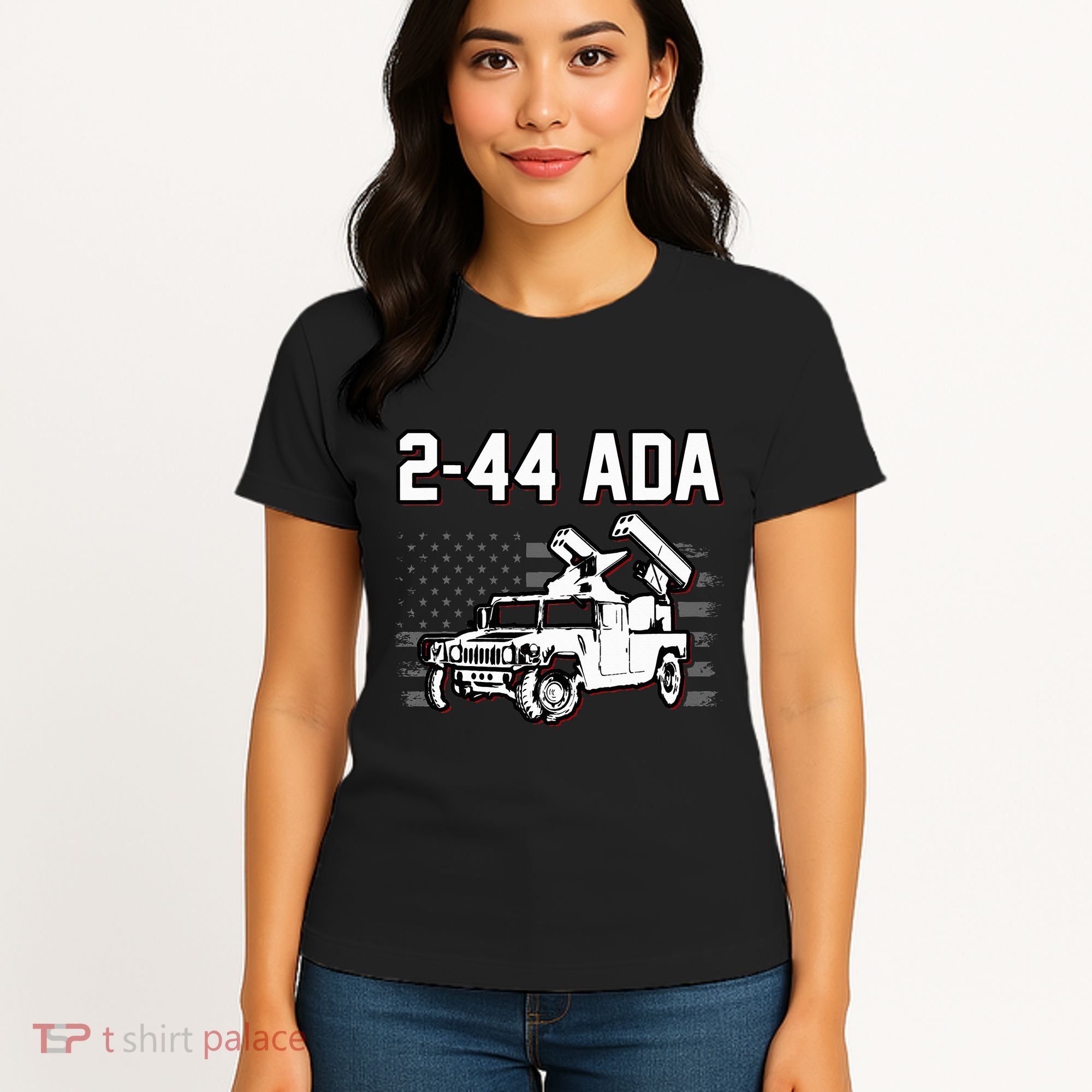 2 44 Ada 108th Adab Air Defense Artillery Brigade Women's T-Shirt