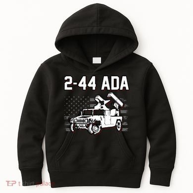 2 44 Ada 108th Adab Air Defense Artillery Brigade Kids Hoodie